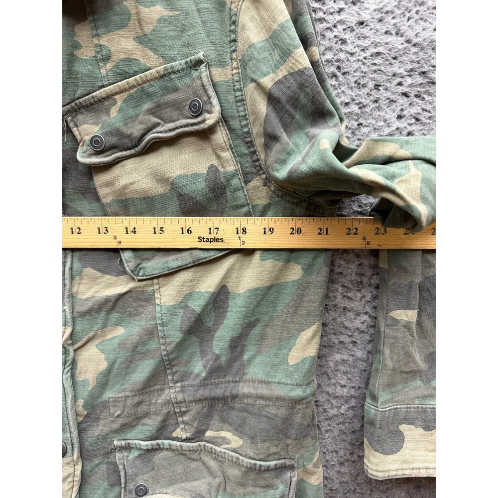 Free People Not Your Brothers Surplus Camouflage Military Jacket Green Size M - Picture 11 of 14